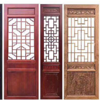 厂东阳木雕仿古门窗实木花格隔断屏风中式折叠镂空寺庙古建店装修