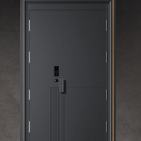 制防盗门 锌合金别墅大门进户子母入户门定做