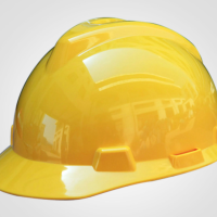 防护帽禄美国标ABS加厚带帽檐头盔工业安全帽头部防护车间帽子